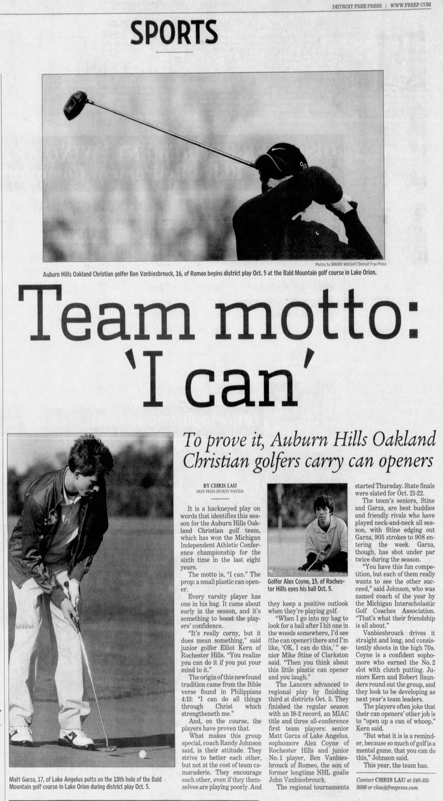 Bald Mountain Golf Course - October 2006 Article